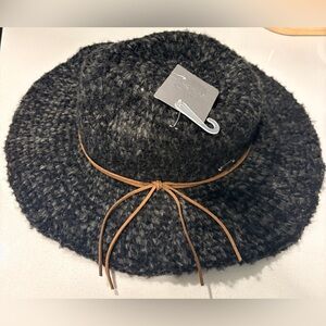 NWT Pistil Black Wool Blend Wide Brim Hat